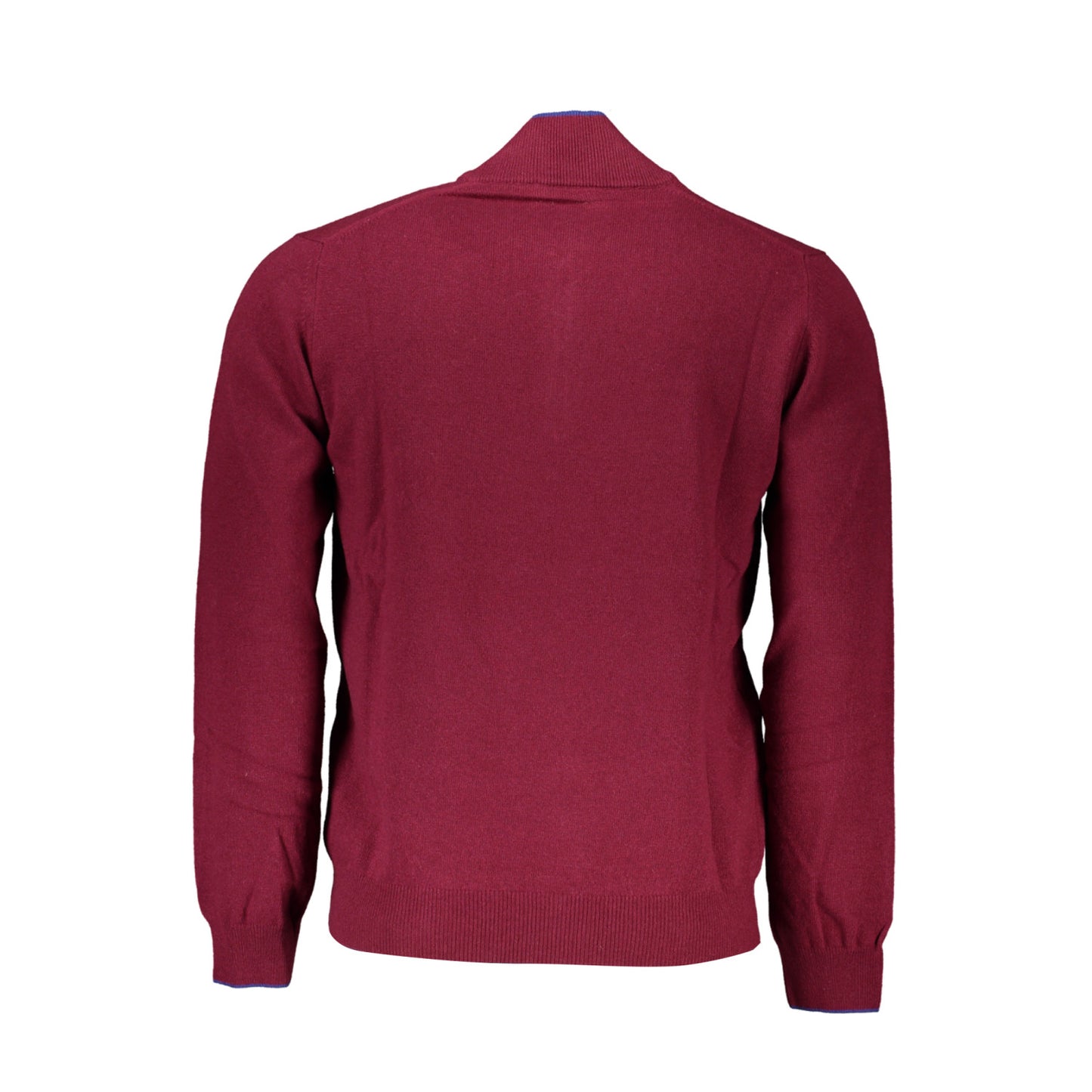 rotes Herren-Sweatshirt von Harmont & Blaine mit halbem Reißverschluss