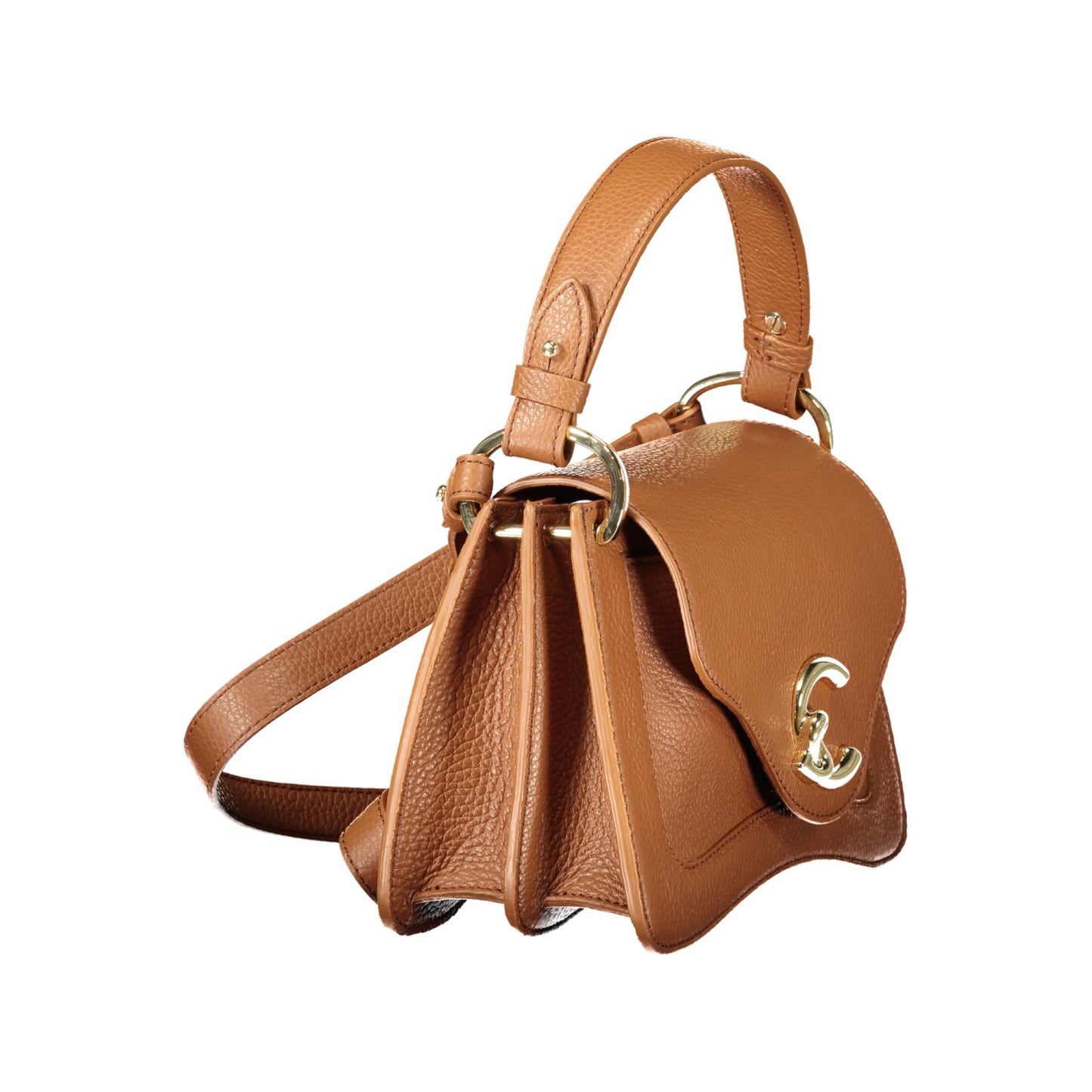 Coccinelle C-Me tas in bruin leer