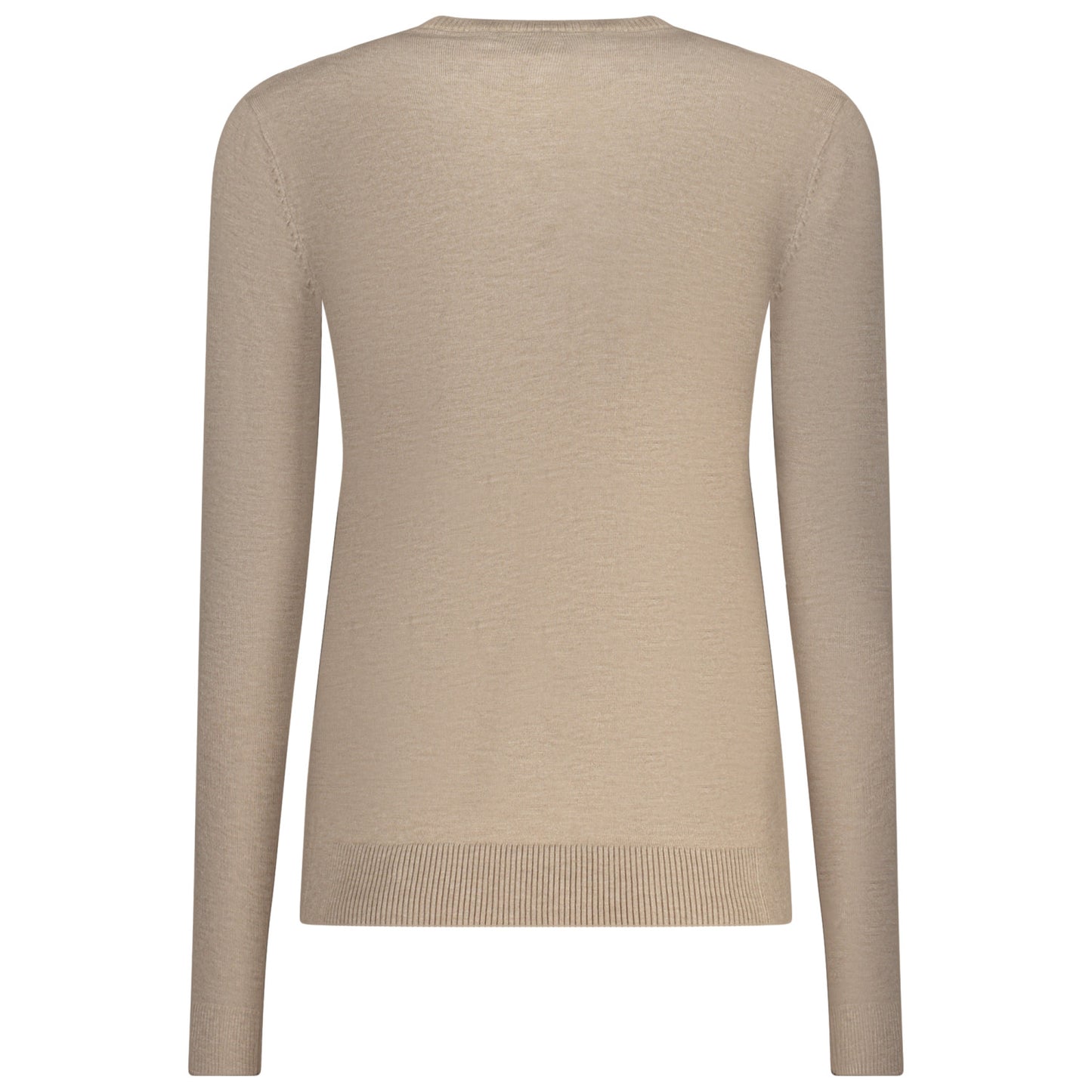Womens Sweatshirt Long-Sleeve Crew Neck Norway beige