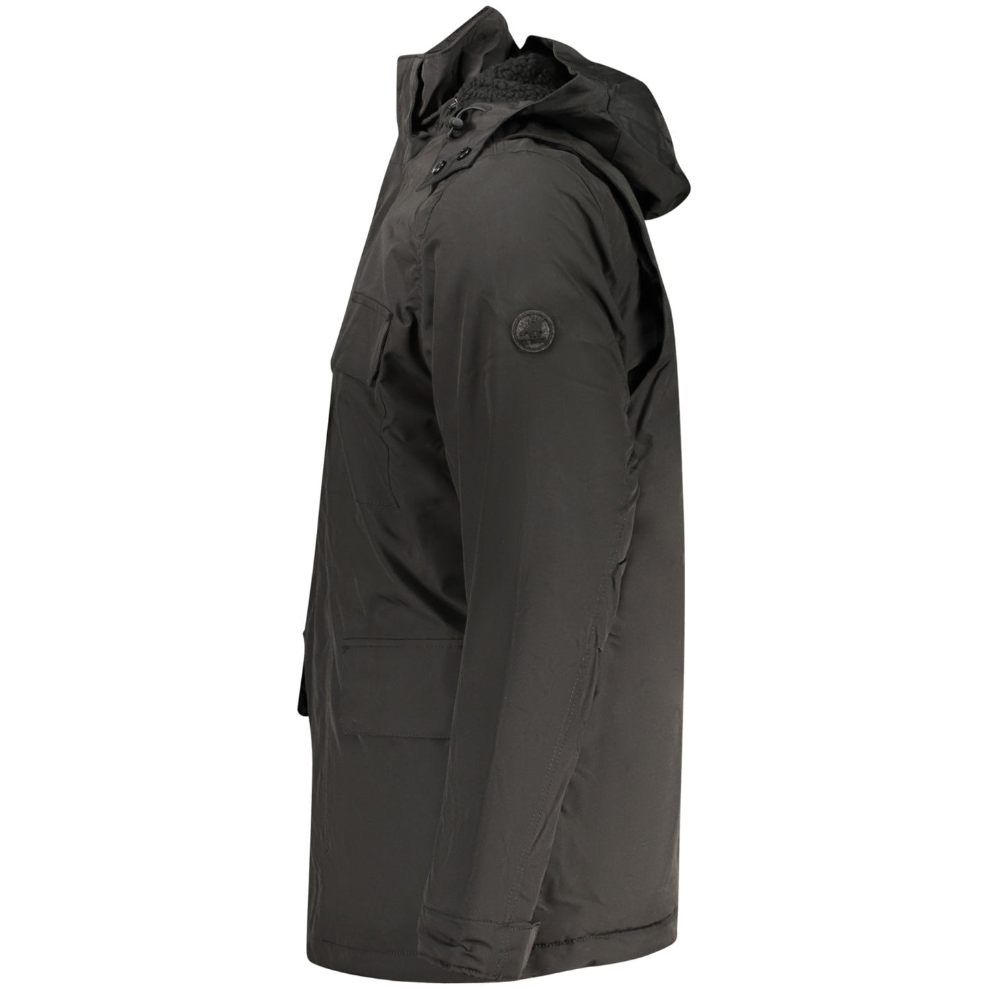 Long Parka Jacket U.S Grand Polo men's black