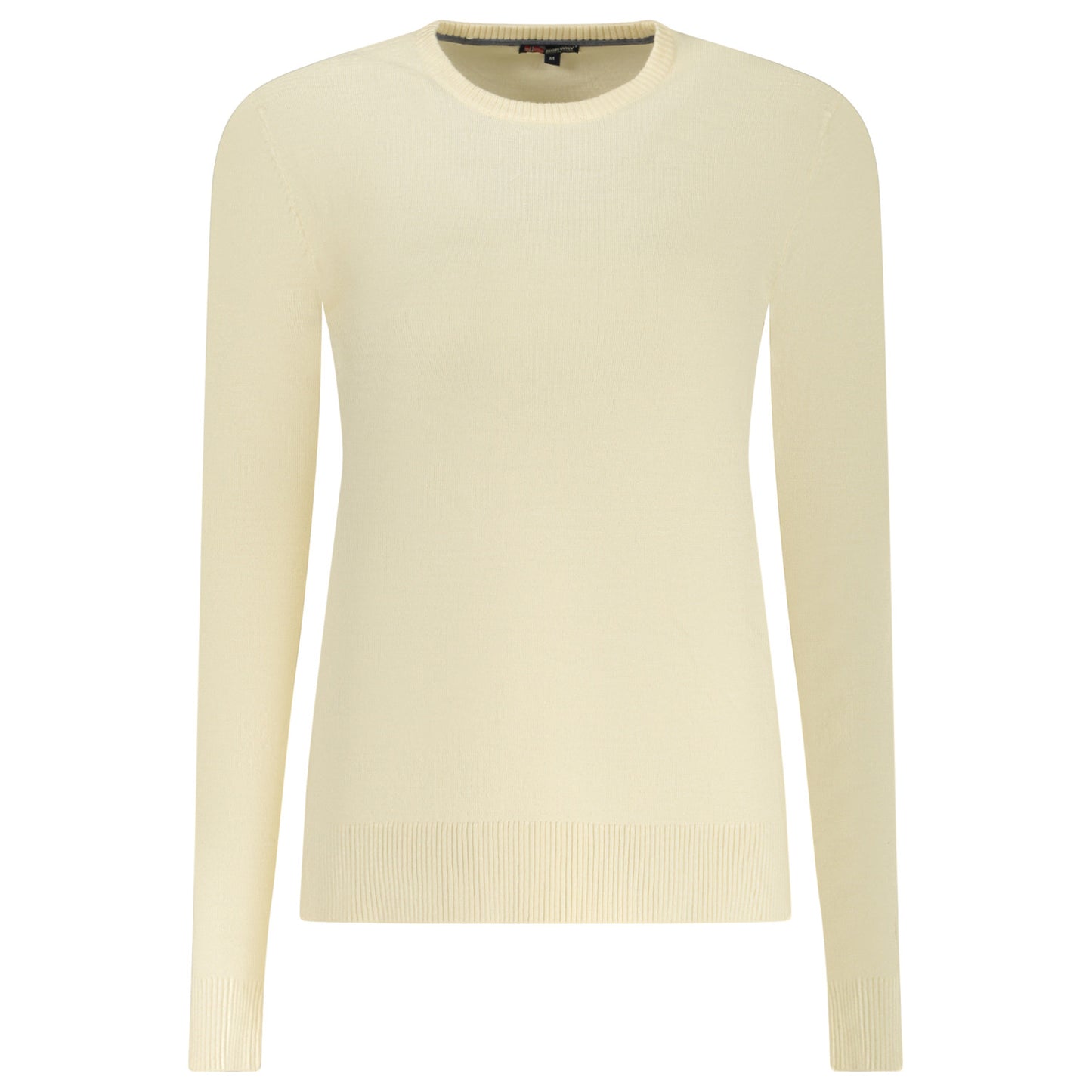 Womens Sweatshirt Long-Sleeve Crew Neck Norway white