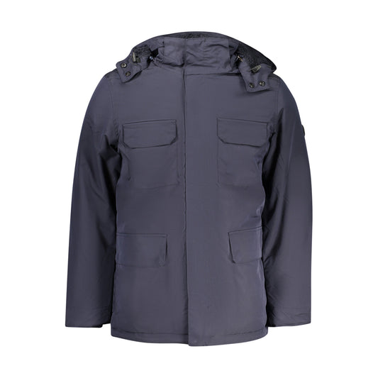 Long Parka Jacket U.S Grand Polo men's navy