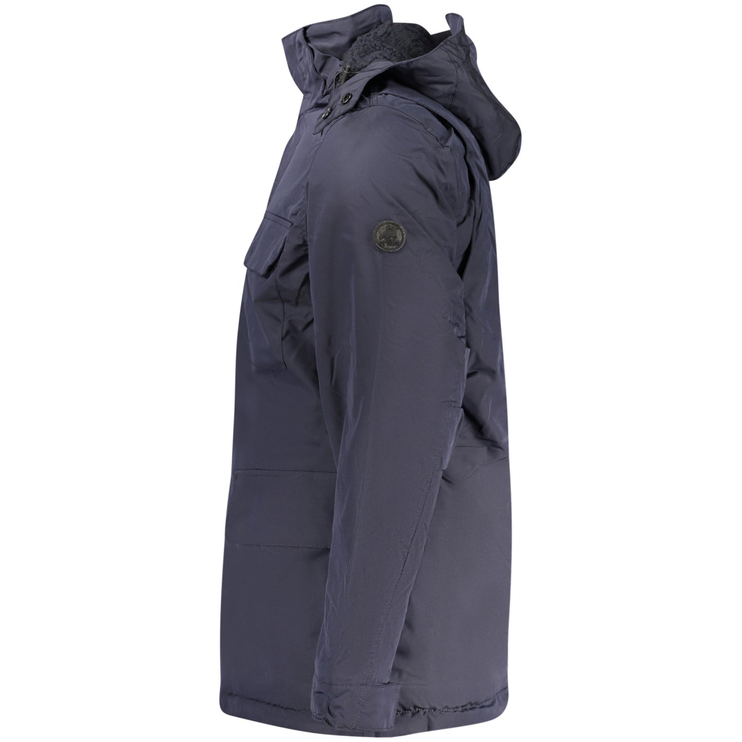 Long Parka Jacket U.S Grand Polo men's navy