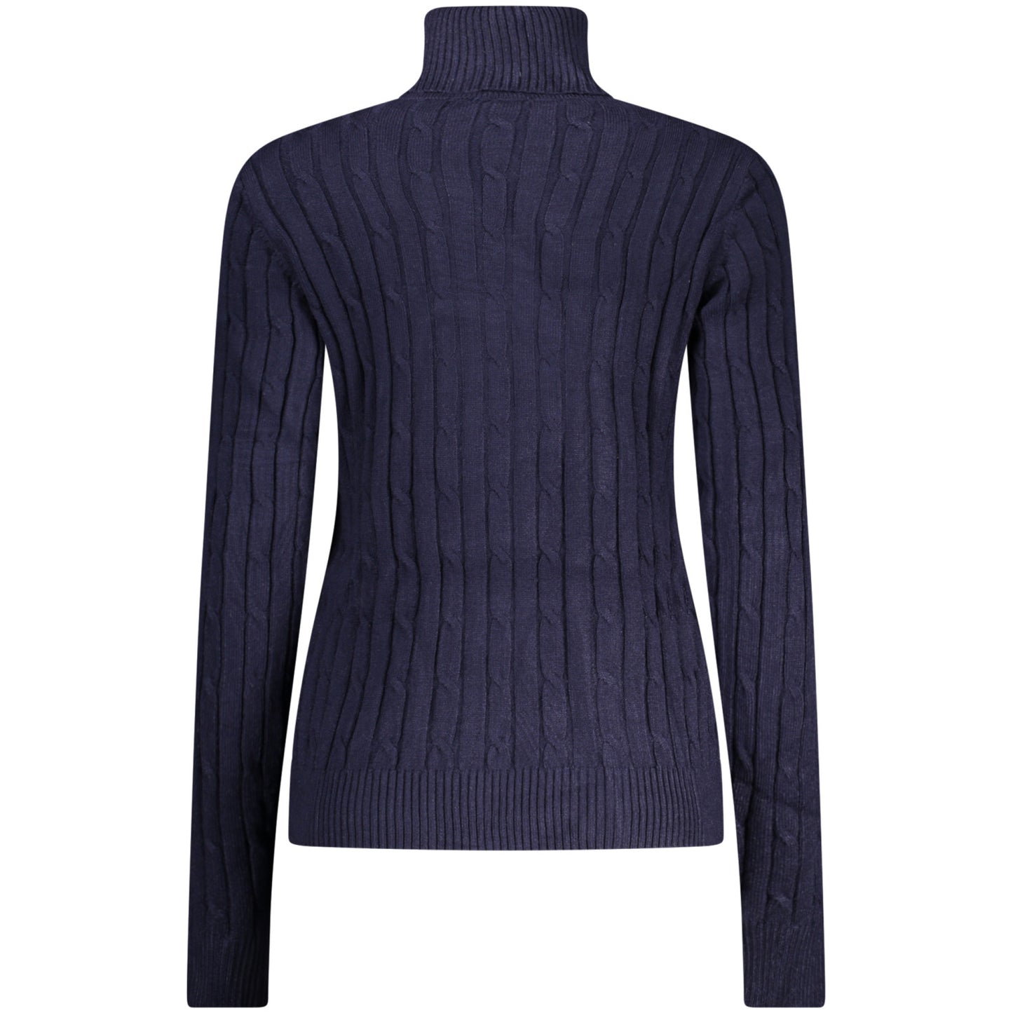 Long-Sleeve women's Turtleneck Sweater Norway navy