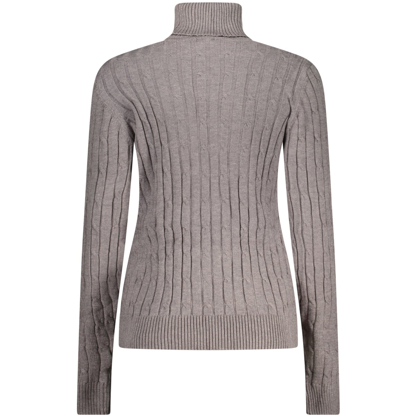 Long-Sleeve women's Turtleneck Sweater Norway gray