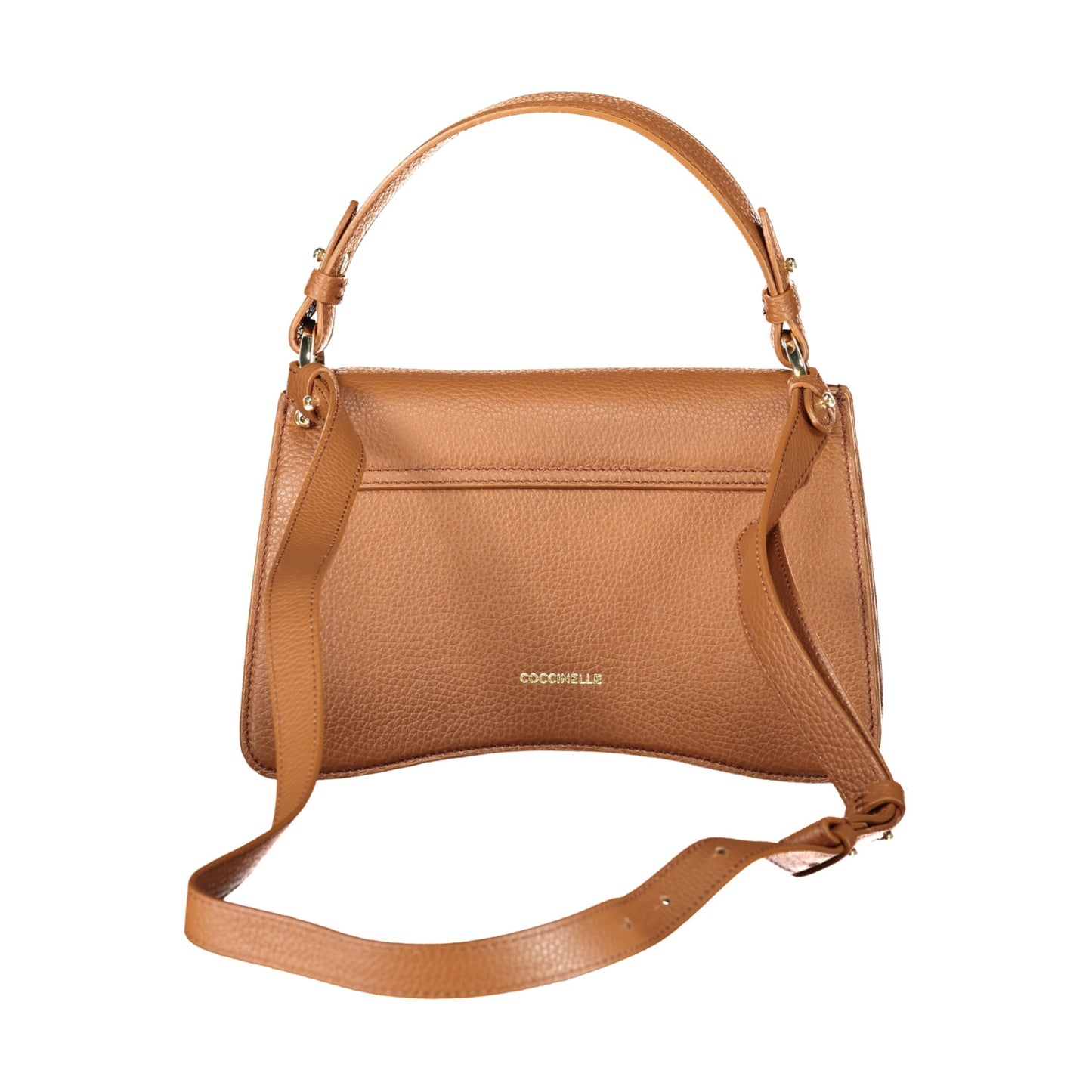 Coccinelle C-Me tas in bruin leer