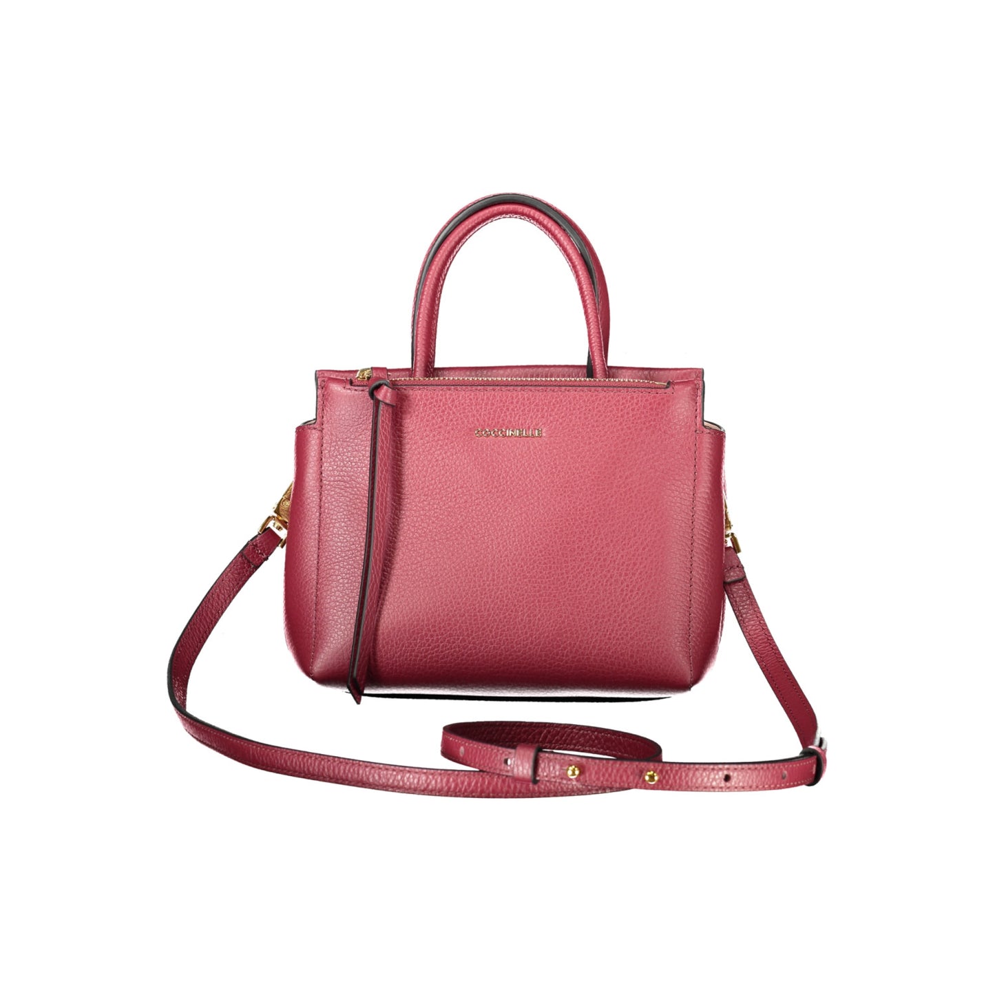 Sac Coccinelle Arlettis en cuir rouge