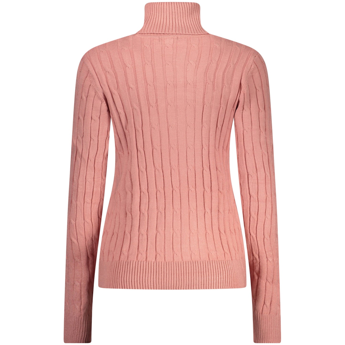 Long-Sleeve women's Turtleneck Sweater Norway pink
