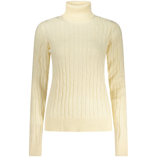Long-Sleeve women's Turtleneck Sweater Norway white