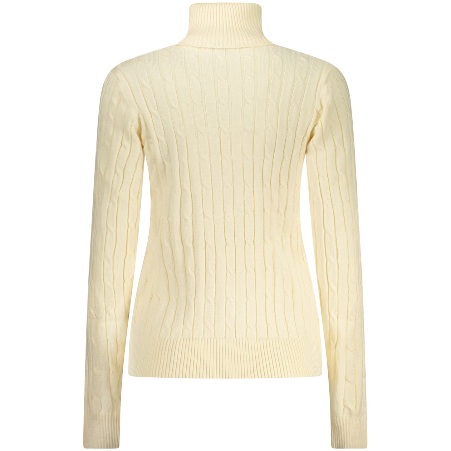 Long-Sleeve women's Turtleneck Sweater Norway white