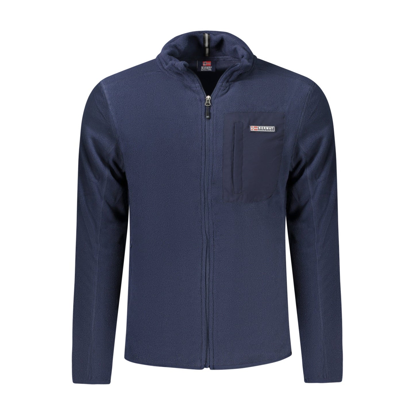 Men's Sweatshirt Norway Zip Blue