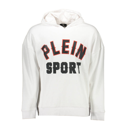 Sweat à capuche homme Plein Sport blanc
