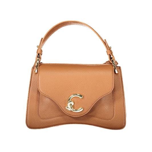 Coccinelle C-Me tas in bruin leer