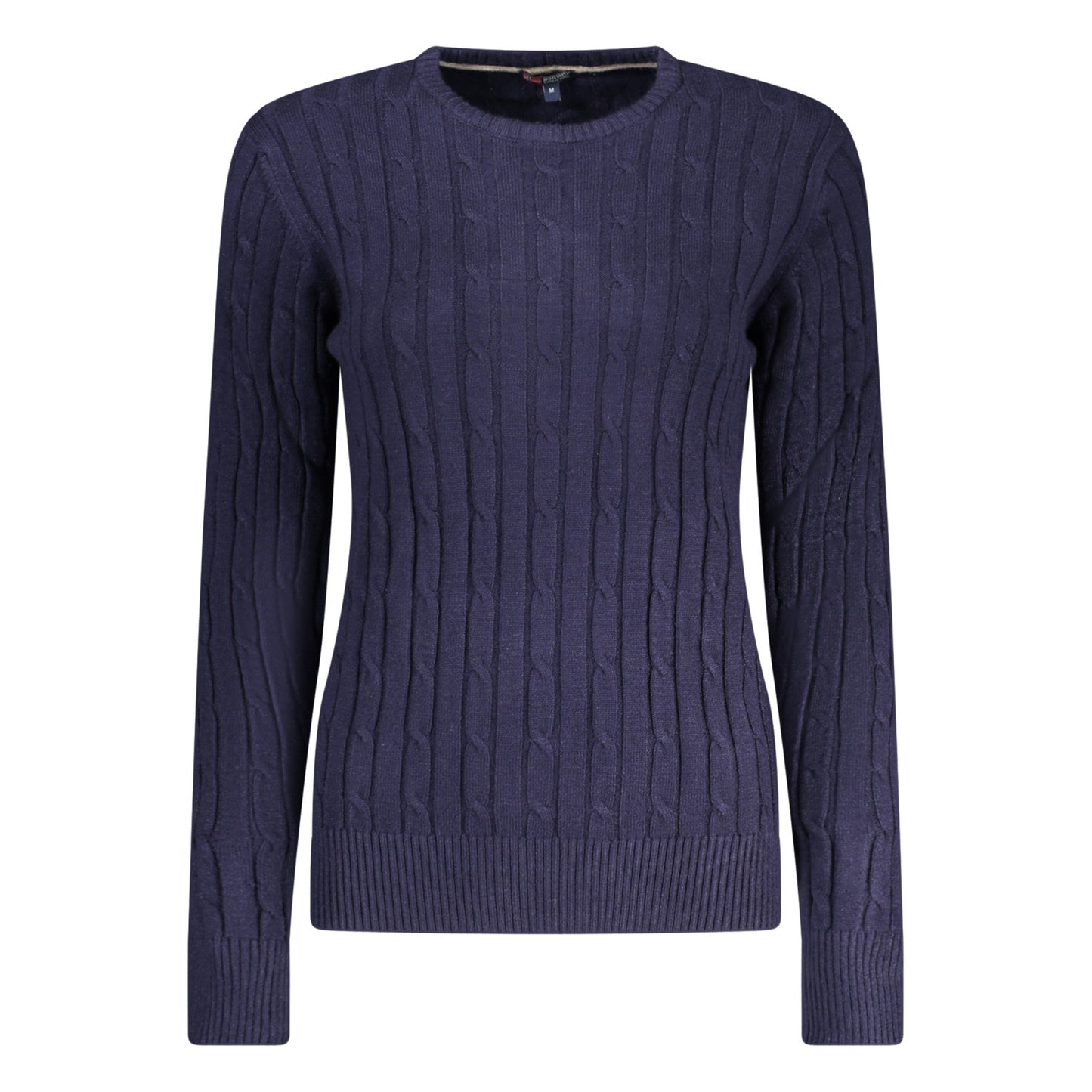 Long-Sleeve Womens Crew Neck Sweater Norway navy