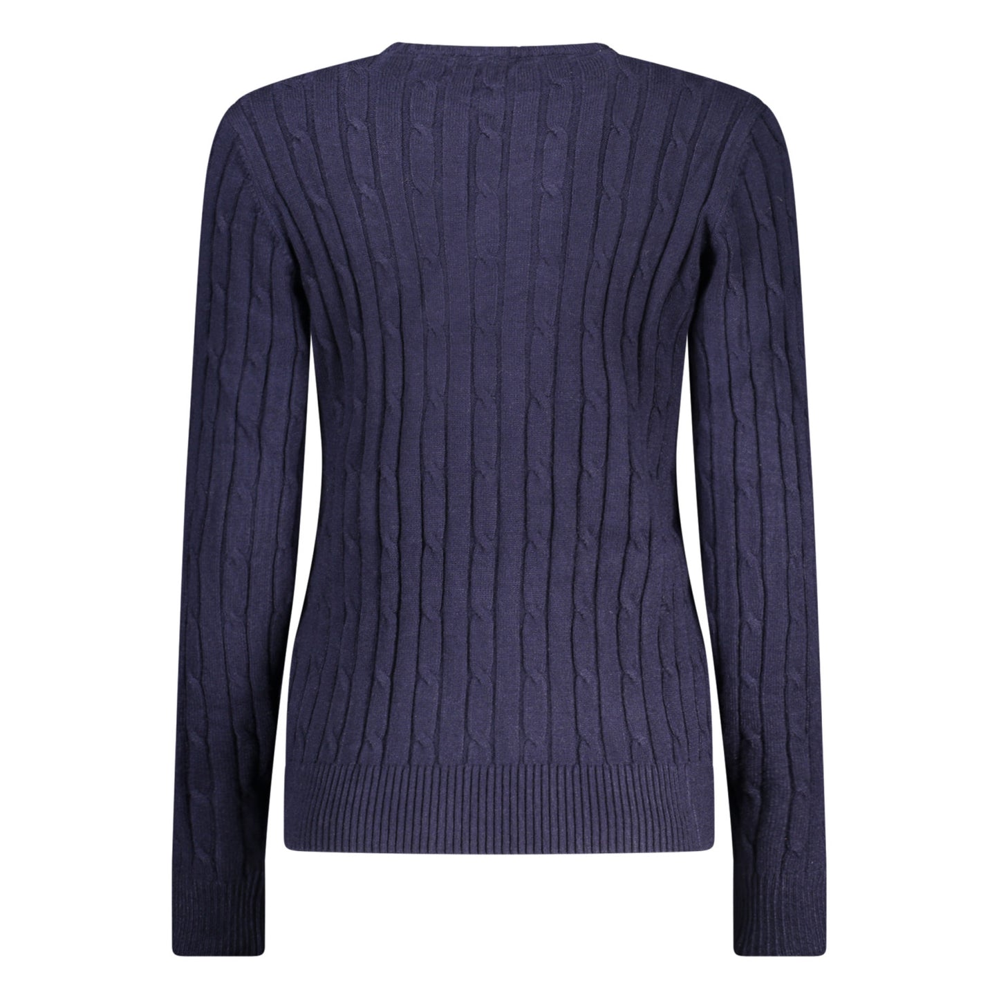 Long-Sleeve Womens Crew Neck Sweater Norway navy