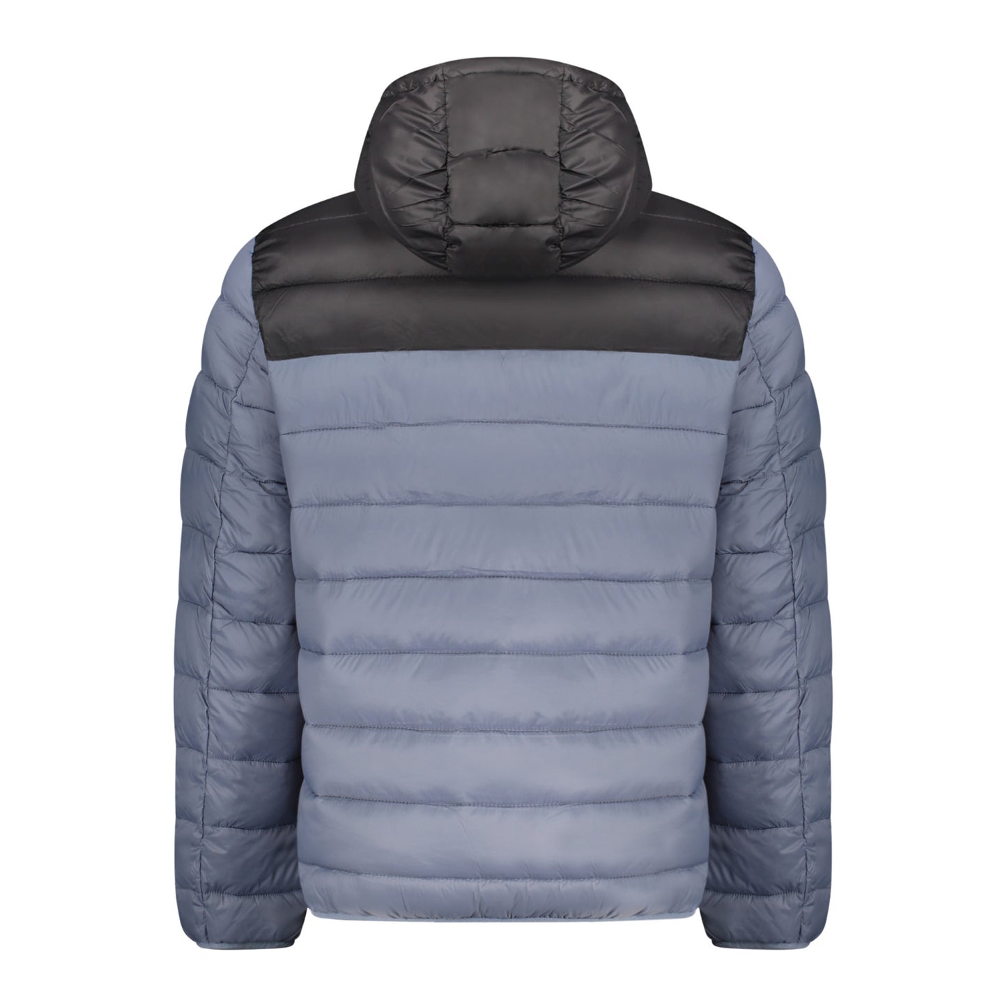 Chaqueta acolchada azul noruega con capucha para hombre – Abrigo de invierno
