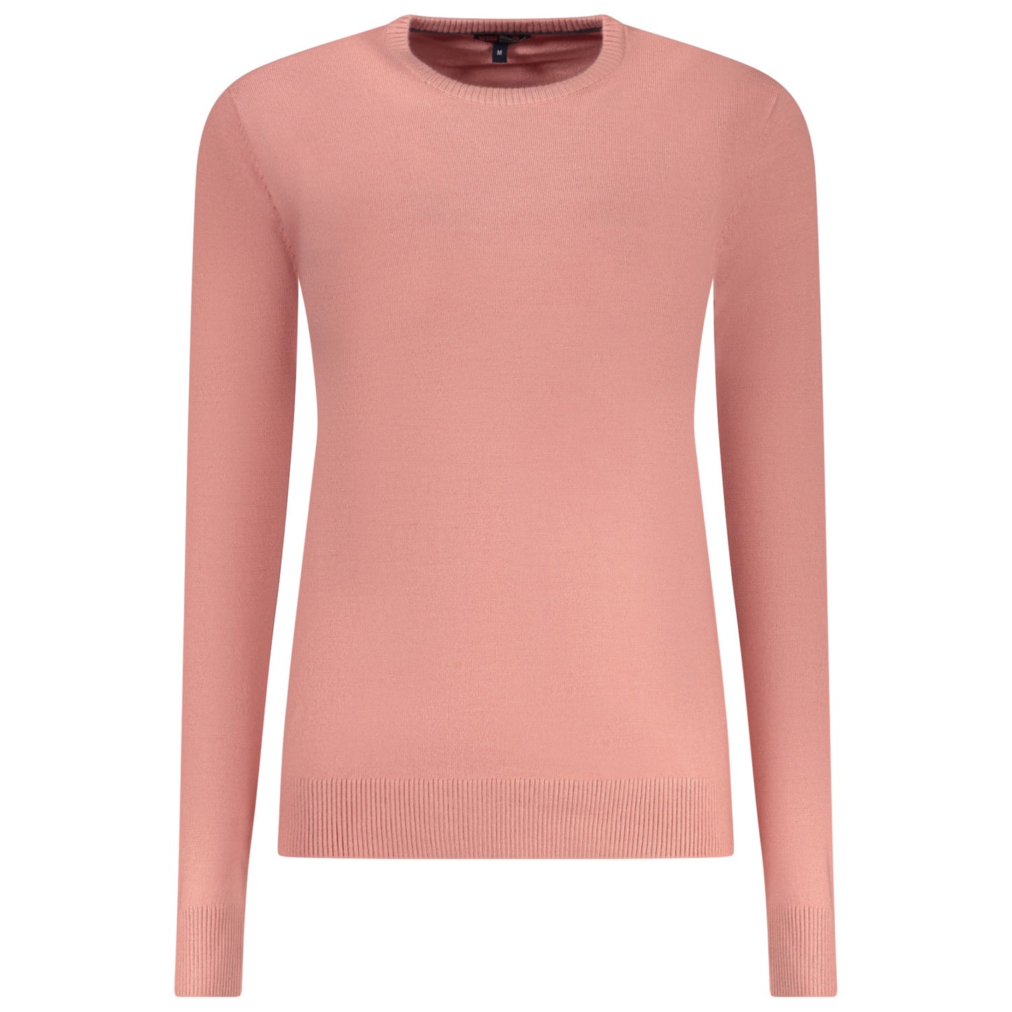 Womens Sweatshirt Long-Sleeve Crew Neck Norway pink