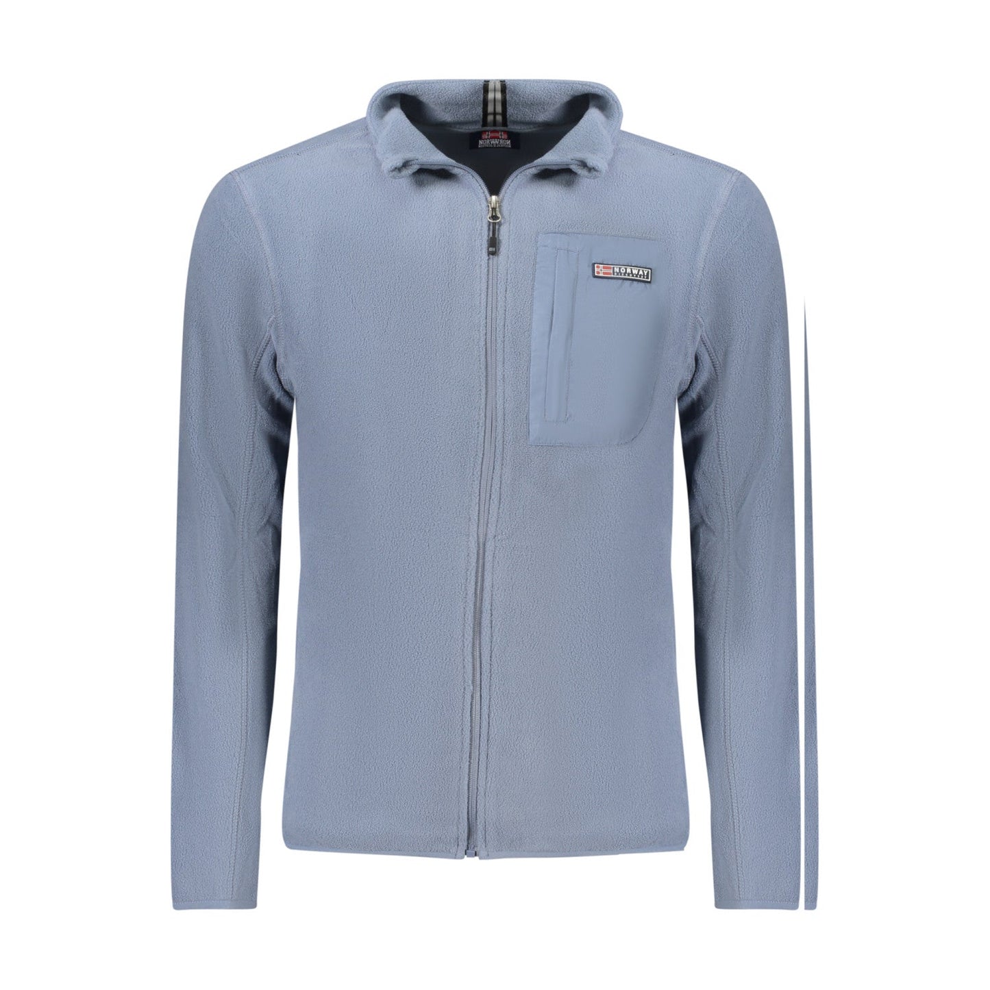 Heren Sweatshirt Noorwegen Ritssluiting Blauw