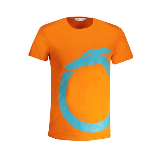 T-shirt Trussardi orange pour homme