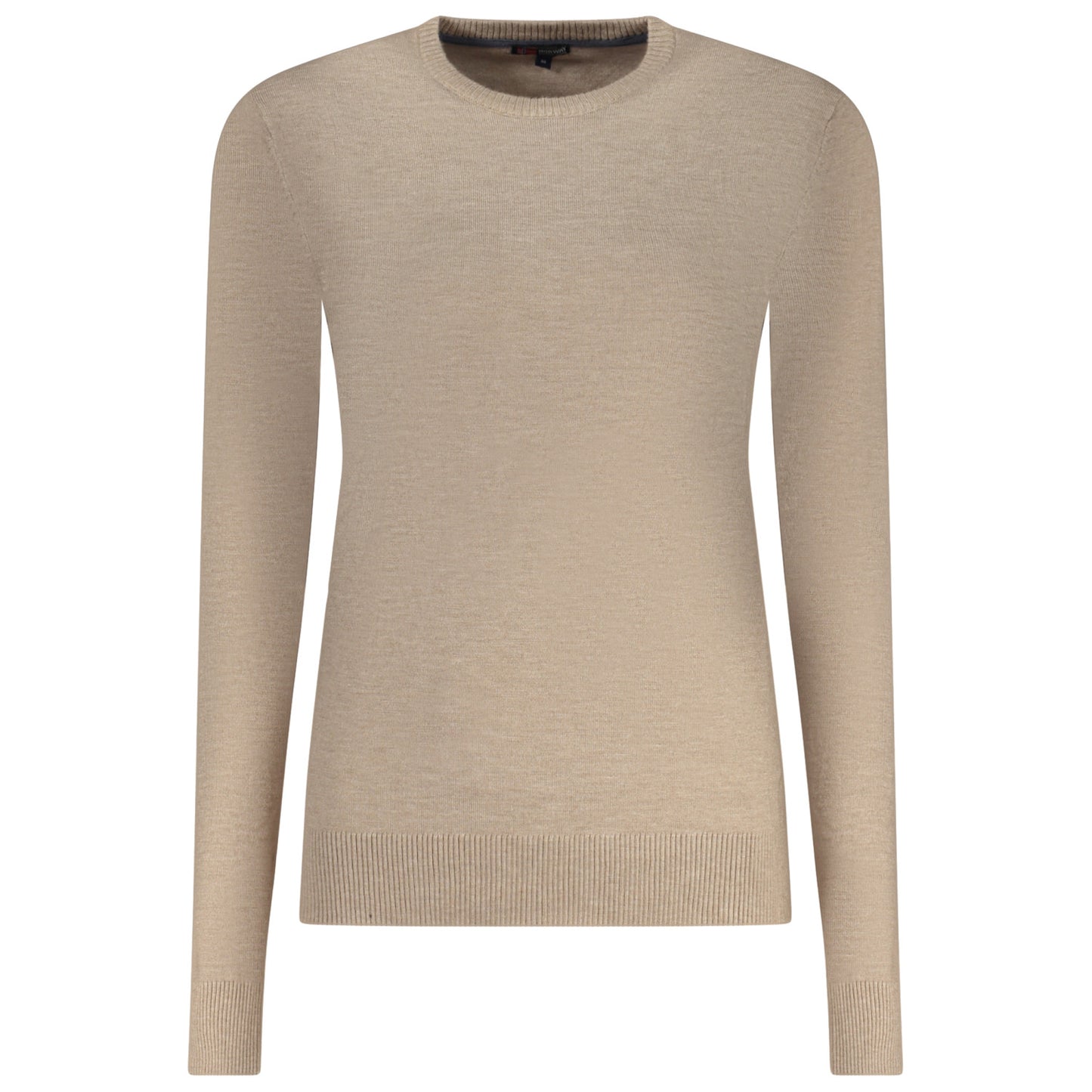 Womens Sweatshirt Long-Sleeve Crew Neck Norway beige